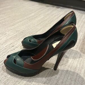 KENZO 38.5 beautiful heels.  In good condition.